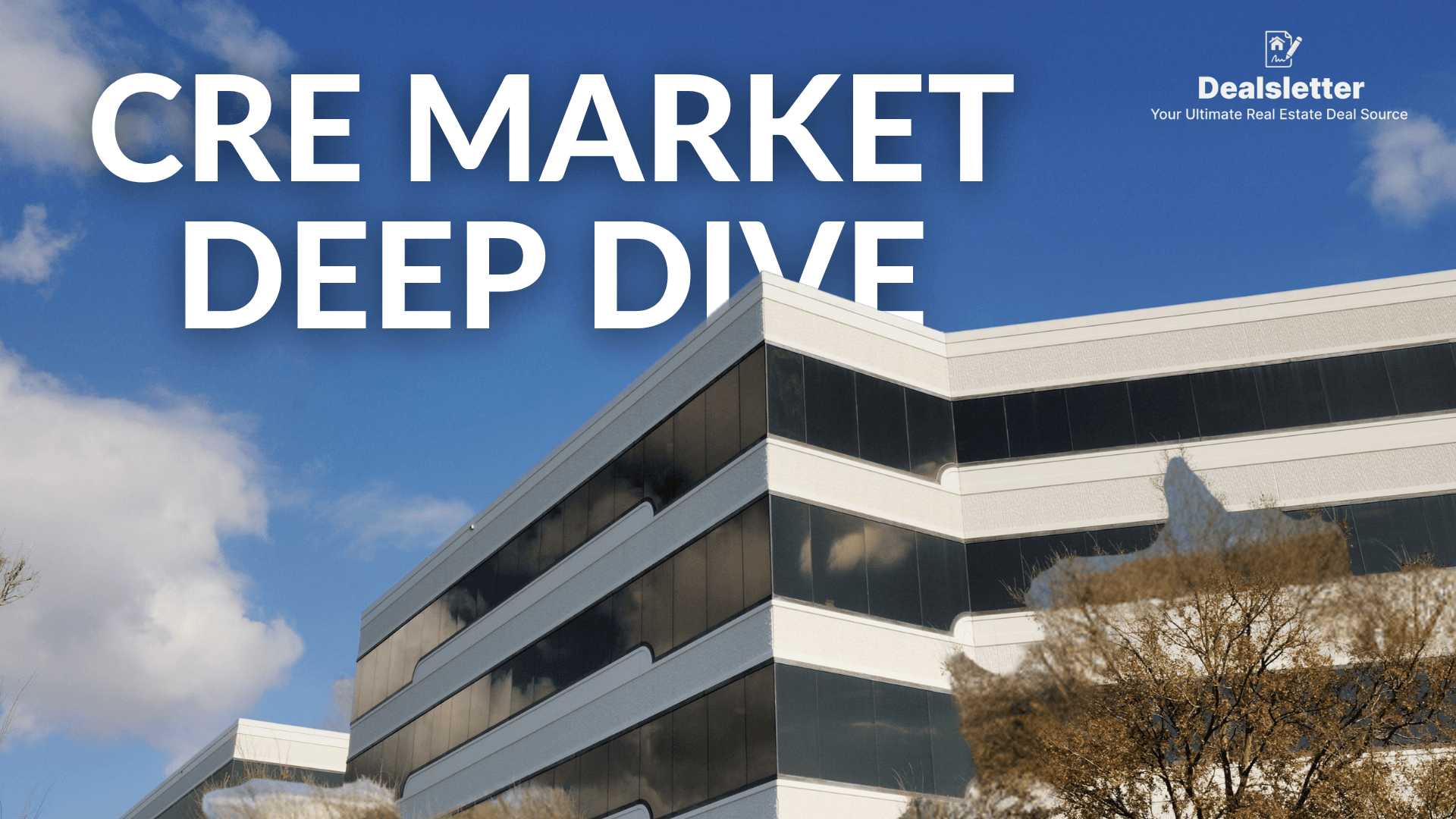 CRE Market Deep Dive: Office is a bloodbath, industrial holding strong, retail surprisingly stable